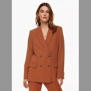 Aritzia Wilfred destiny blazer ANISE BROWN Size 12
